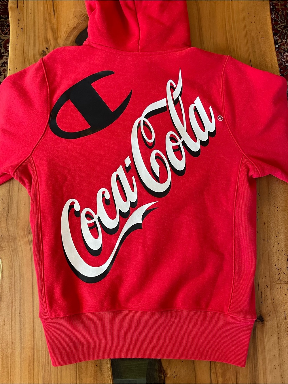 Champion Coca-Cola Red Reverse Weave Size Small